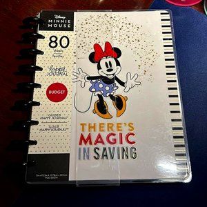 Happy Planner Disney Minnie Mouse Budget Journal - NEW